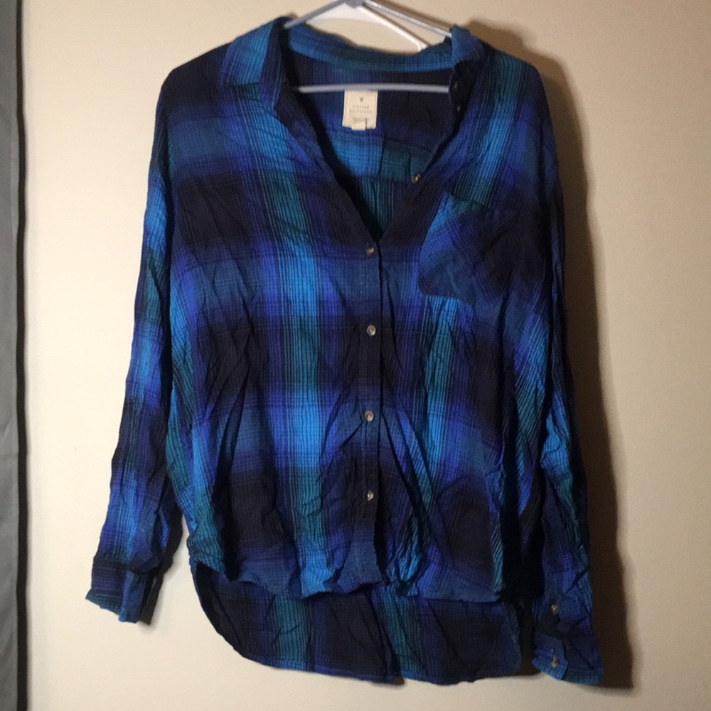 Vintage boyfriend American Eagle Flannel